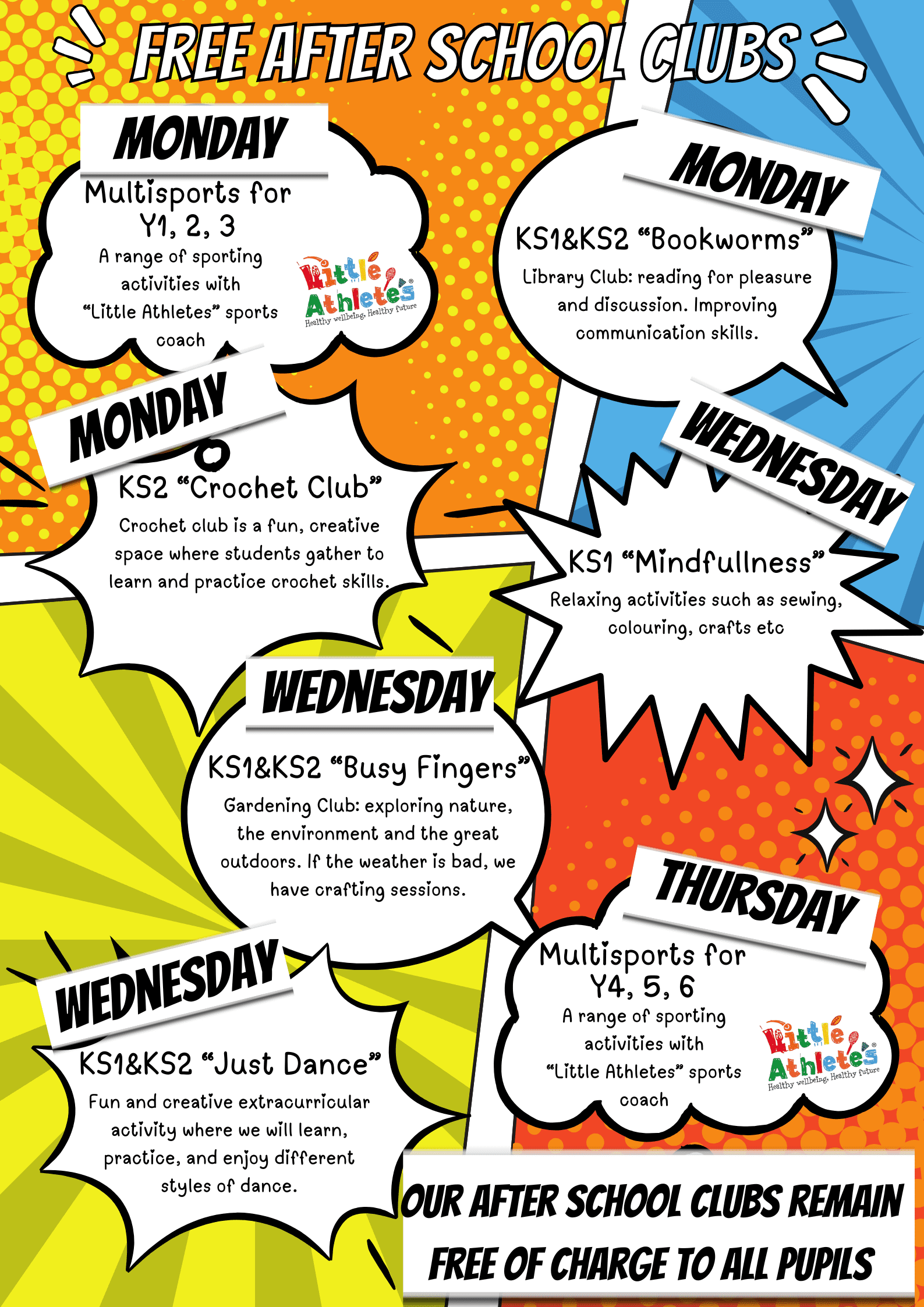 Free After School Clubs