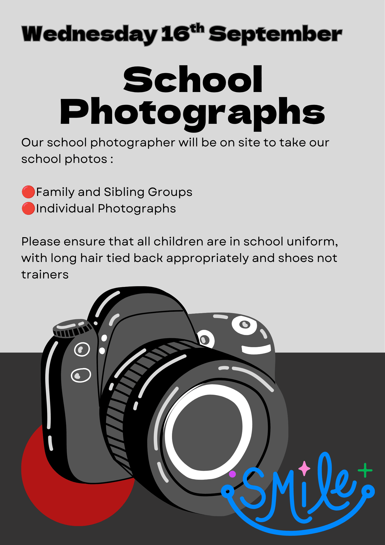 Grey Minimalist Photographer Poster (1)